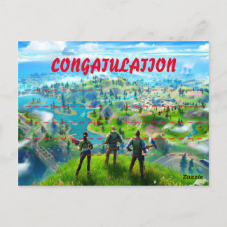 Thanks Giving Fornite Postcard