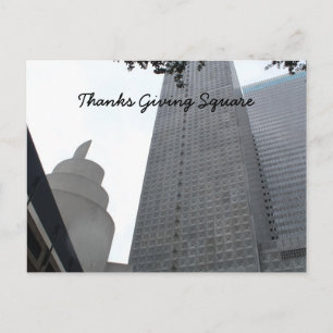 Thanks Giving Square # 2 Postcard