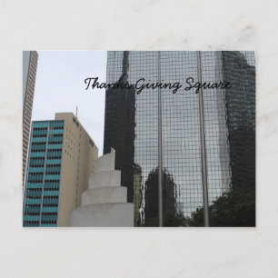 Thanks Giving Square # 3 Postcard