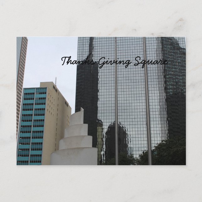 Thanks Giving Square # 3 Postcard (Front)