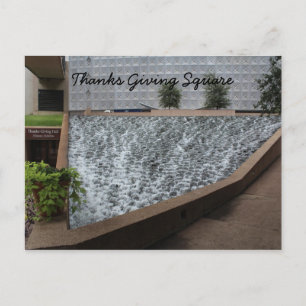 Thanks Giving Square Postcard