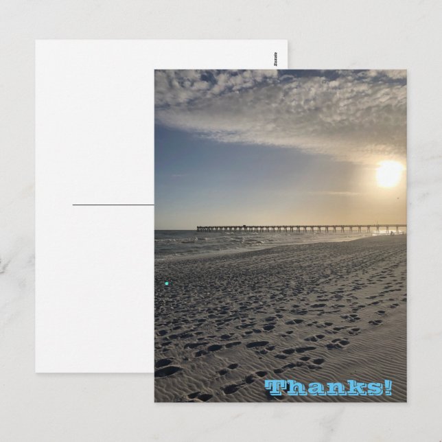 Thanks Holiday Postcard (Front/Back)