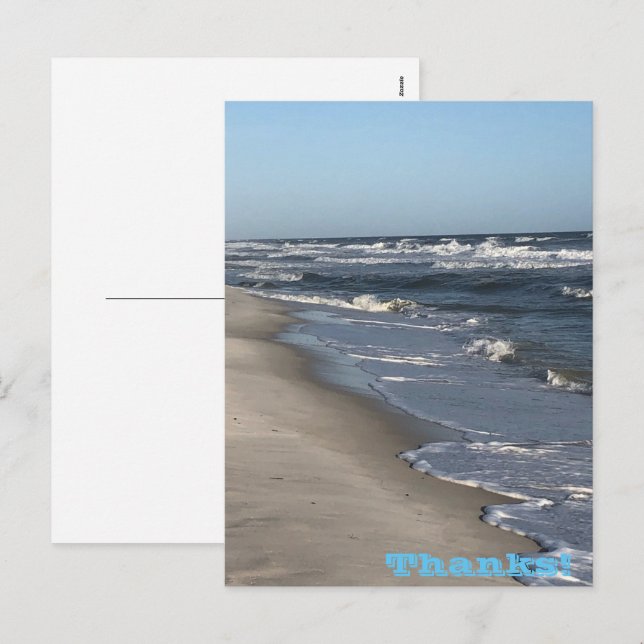 Thanks Holiday Postcard (Front/Back)