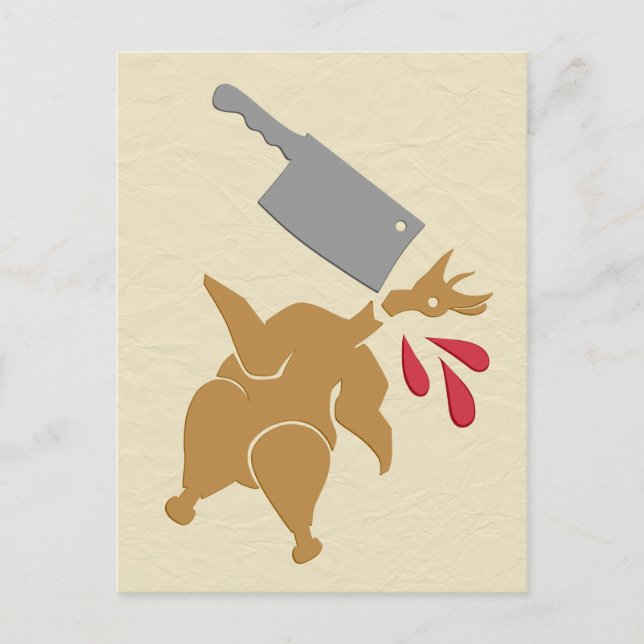 Thanks Killing Postcard (Front)