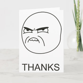 Thanks Meme - Greeting Card