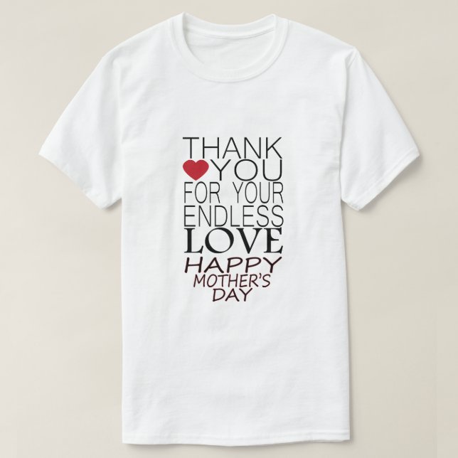 THANKS MOTHER T-Shirt (Design Front)
