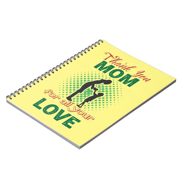Thanks, mum for all your love notebook (Left Side)