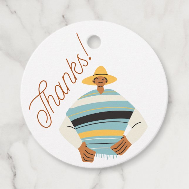 Thanks, packaging  favour tags (Front)