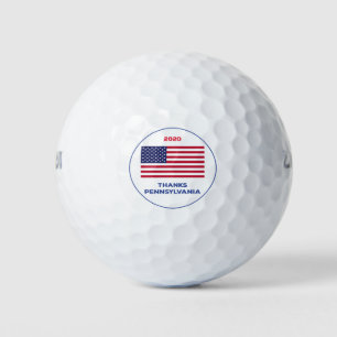 Thanks Pennsylvania 2020 Election Golf Balls