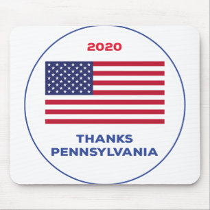 Thanks Pennsylvania 2020 Election Mouse Mat