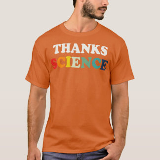 Thanks Science Vaccine Syringe Mini Pin Badge Supp T-Shirt