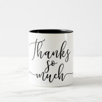 Thanks So Much Thank You Modern Script Type