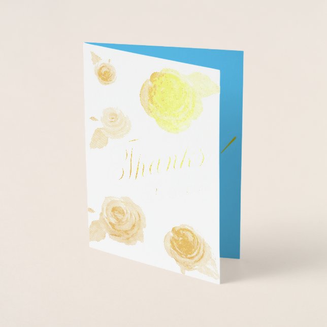 Thanks So MuchThank You Foil Card (Front)