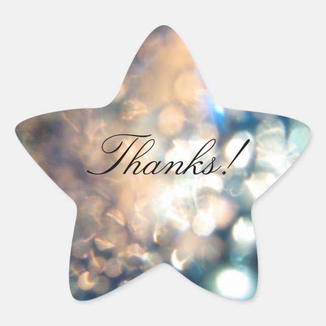 Thanks - Star Stickers (Front)