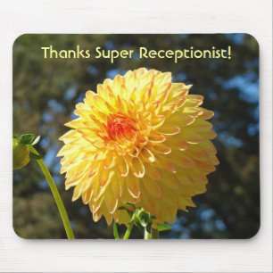Thanks Super Receptionist! mousepad gifts