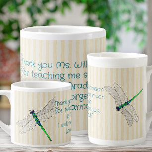 Thanks Teacher Message From Student Espresso Cup