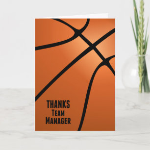 Thanks Team Manager for Handling the Details Thank You Card