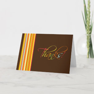 Thanks Thank You Card