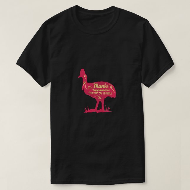Thanks To Impermanence T-Shirt (Design Front)