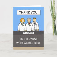 Thanks to Pharmacist Cartoon Group