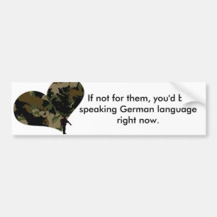 Thanks to the heroes bumper sticker
