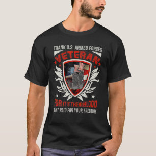 Thanks U.S. Armed Forces Veteran T-Shirt