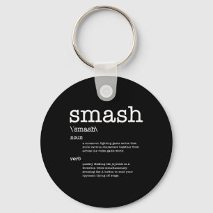 Thanks Videogames Smash Definition Video Game Key Ring