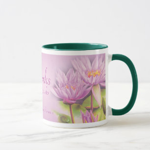 Thanks water lily mug