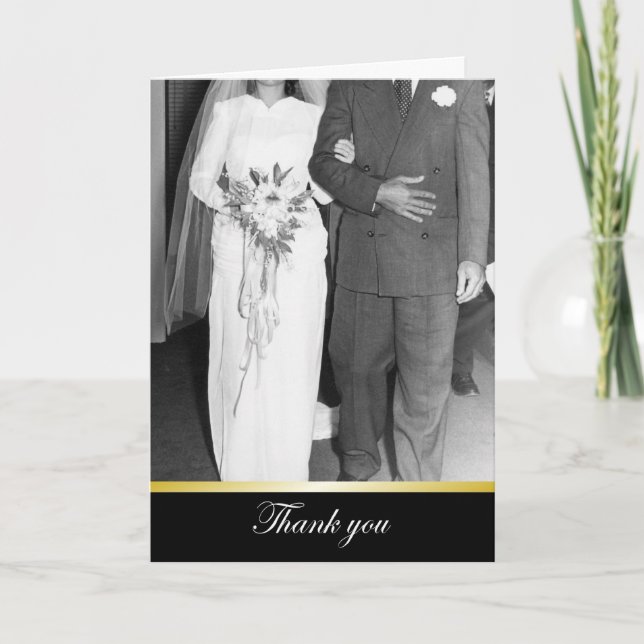Thanks Wedding Thanks - FUNNY Thank You Card (Front)