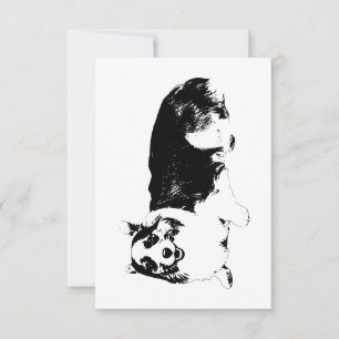 Thanks With A Corgi Smile Thank You Card