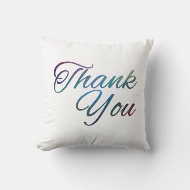 Thanks You Pillows Image (Front)