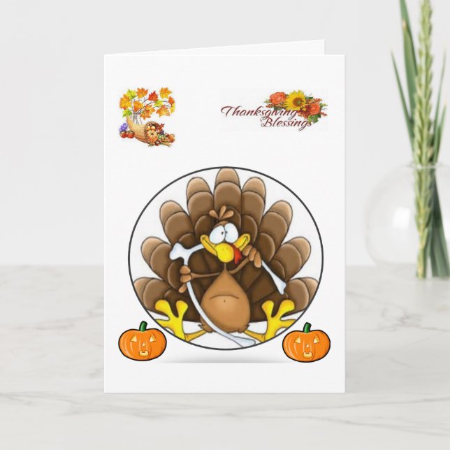 Thanksging Greeting Card (Front)