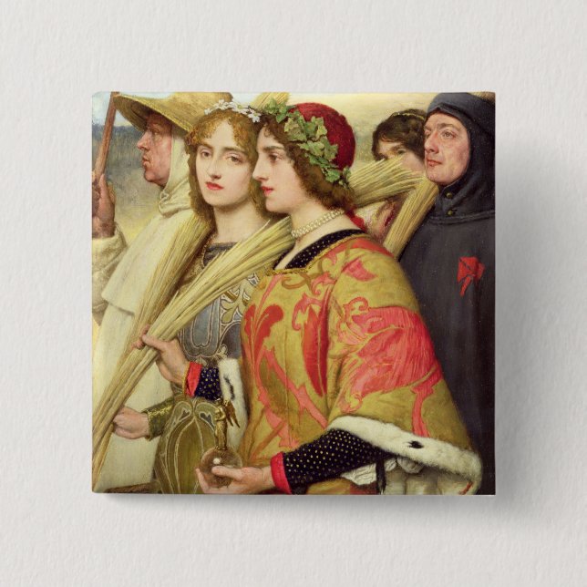 Thanksgiving 15 Cm Square Badge (Front)