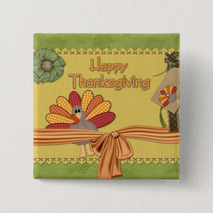 THANKSGIVING 2009 15 CM SQUARE BADGE