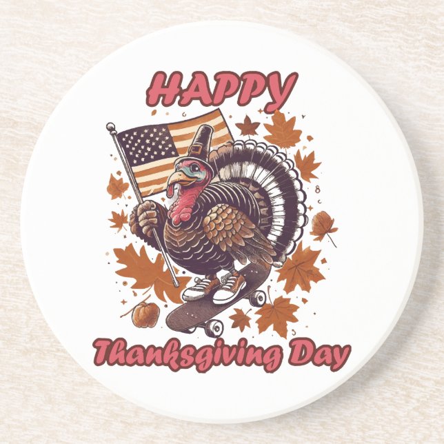 Thanksgiving 2023  coaster (Front)