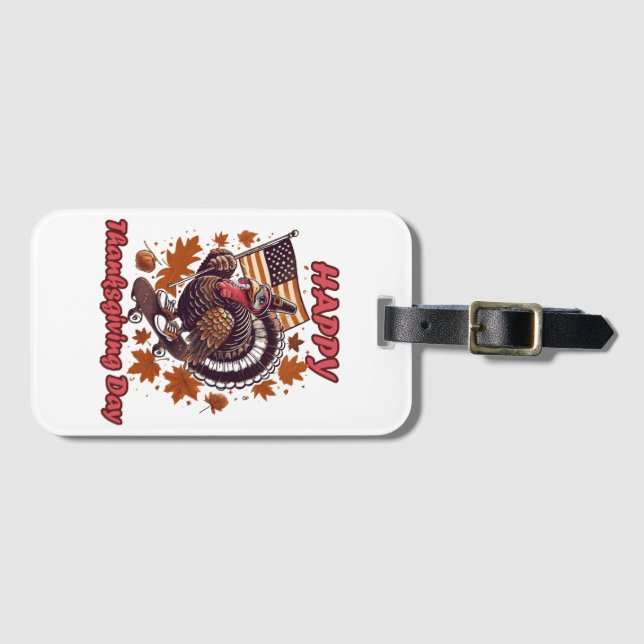 Thanksgiving 2023  luggage tag (Front Horizontal)