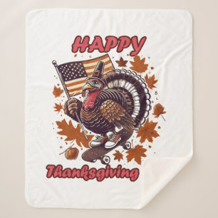 Thanksgiving 2023  sherpa blanket