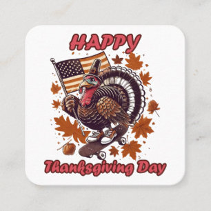 Thanksgiving 2023  square business card