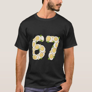 Thanksgiving 67 Deviled Eggs Funny Six Seven Devil T-Shirt