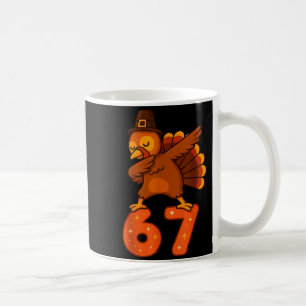 Thanksgiving 67 Meme Six Seven Funny Turkey  Coffee Mug
