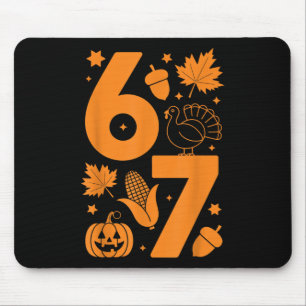 Thanksgiving 67 Shirt – Fall Turkey  Mouse Mat