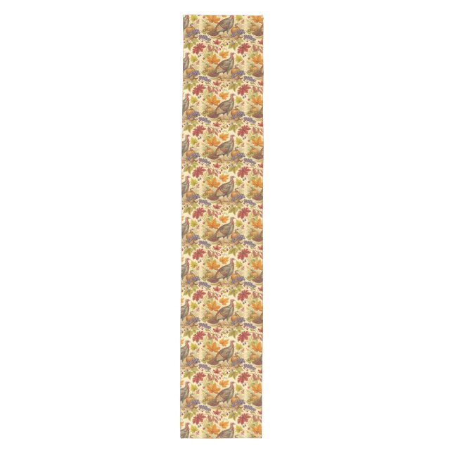 Thanksgiving Abundance Medium Table Runner (Front)