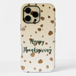 Thanksgiving Acorns iPhone 16 Pro Max Case