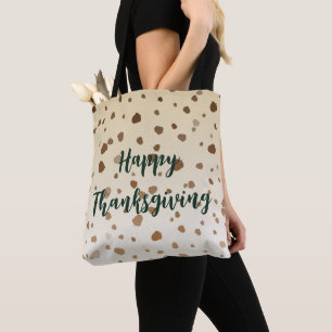 Thanksgiving Acorns Tote Bag