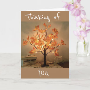 THANKSGIVING AND THINKING OF **YOU** CARD