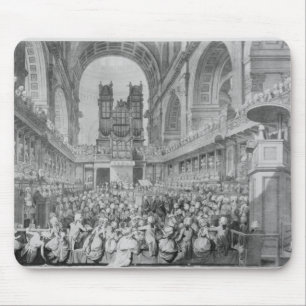 Thanksgiving at St. Paul's for George III's Mouse Mat