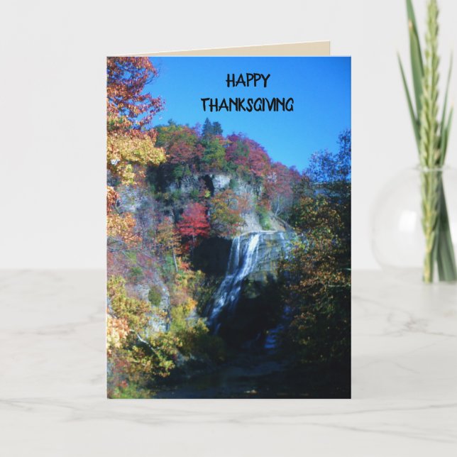 THANKSGIVING AUTUMN BEAUTY  card (Front)