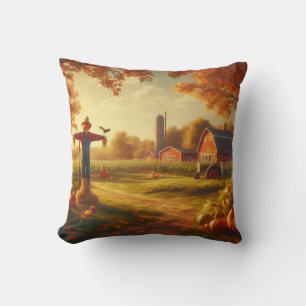 Thanksgiving/Autumn/Fall on the farm Cushion