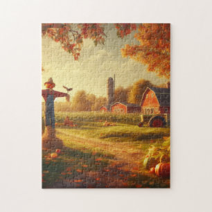 Thanksgiving/Autumn/Fall on the farm Jigsaw Puzzle