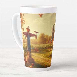Thanksgiving/Autumn/Fall on the farm Latte Mug